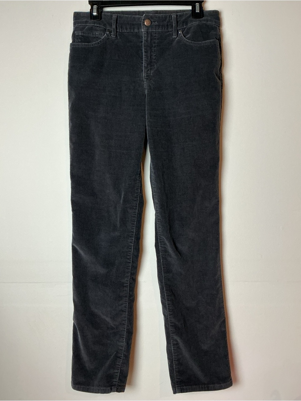 Bandolino Mandie Corduroy Black Pants Women’s Straight Leg Stretch Size 6